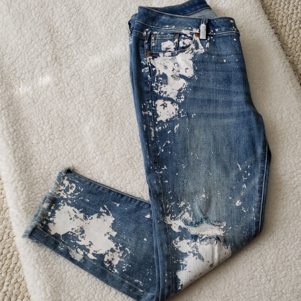 SOHO Painted Boyfriend Jeans